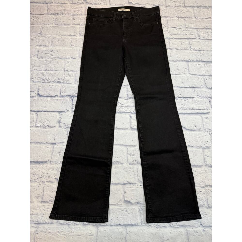 Levis 315 Black Shaping Bootcut Stretch Denim Waterless Sz 30 W30 L32 Jeans J48